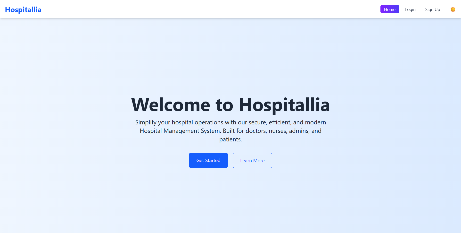 Hospitallia - Clinic Management System