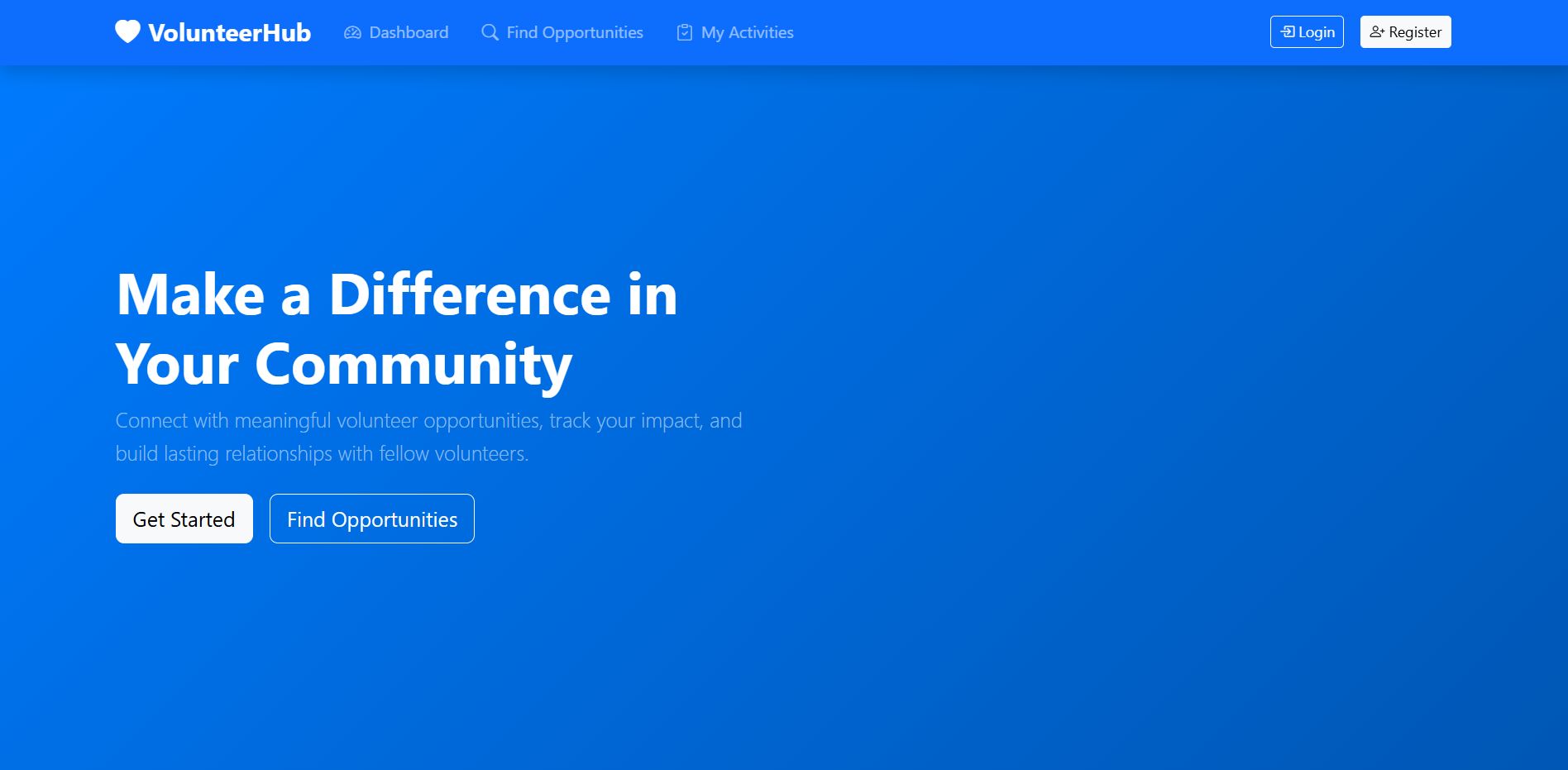 VolunteerHub - Volunteer Management Platform