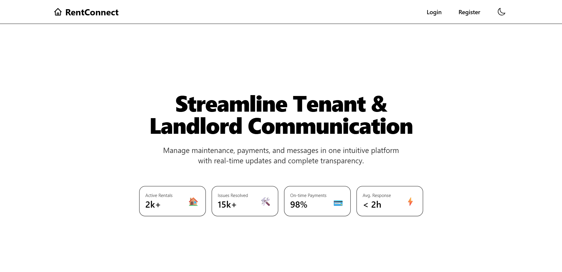 RentConnect - Tenant / Landlord Platform